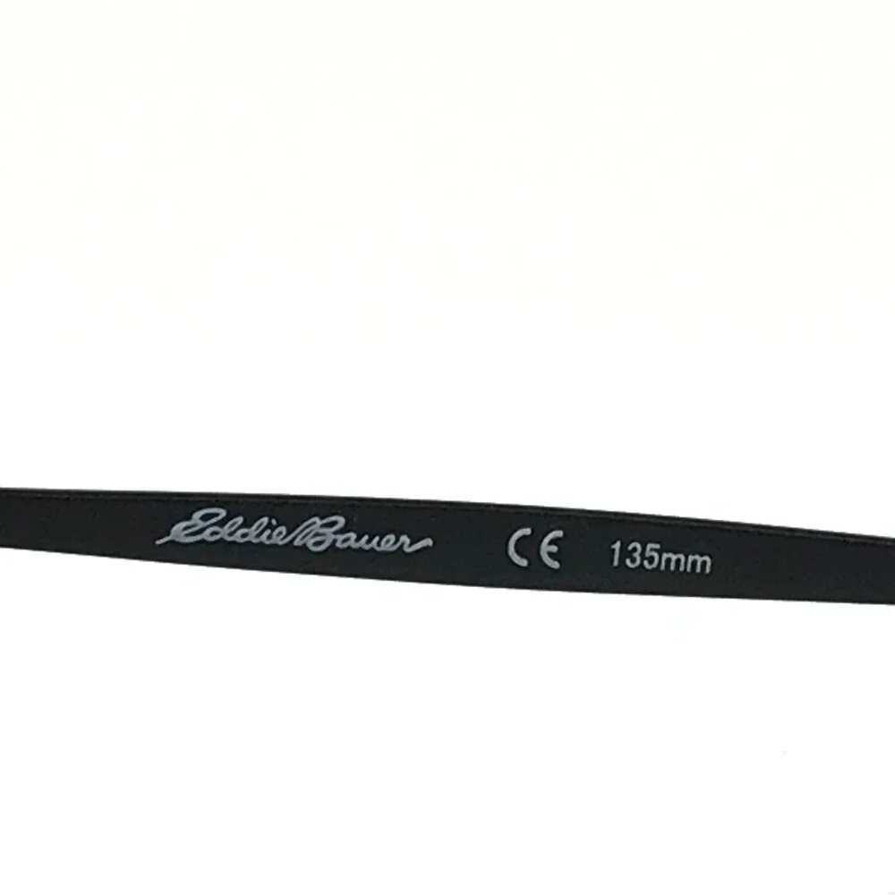 Eddie Bauer Eyeglasses Frames EB32213 BK Black Round Full Wire Rim 49-20-135